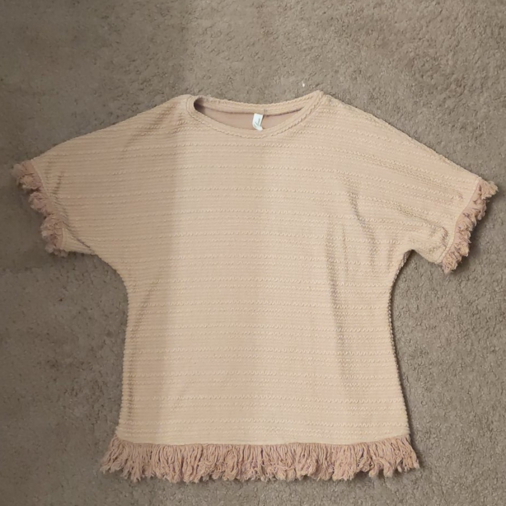 Tan blouse